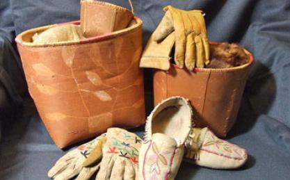 First Nations gloves and shoes